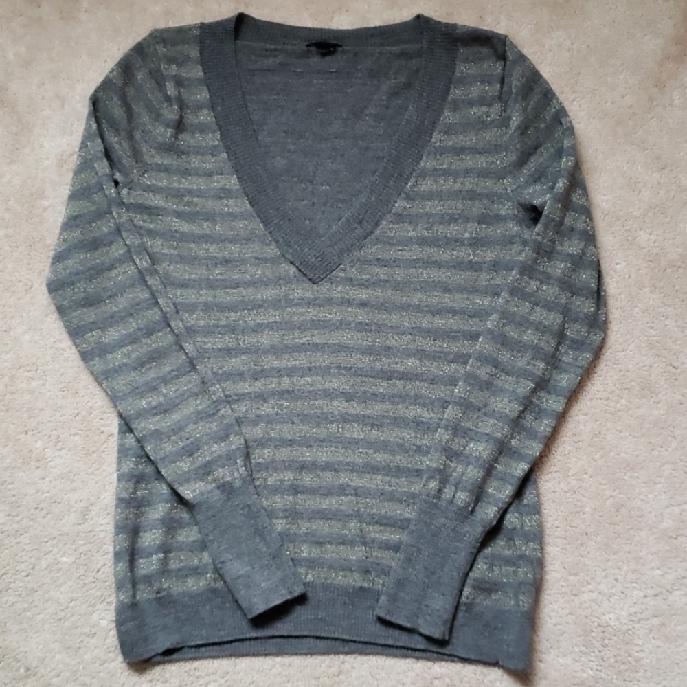 Club Monaco Striped Wool Sweater